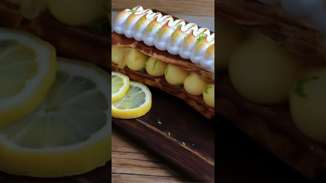 Éclairs meringués au citron