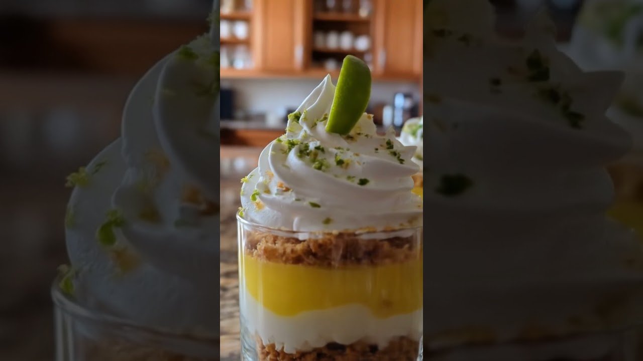 Verrine façon tarte au citron meringuée