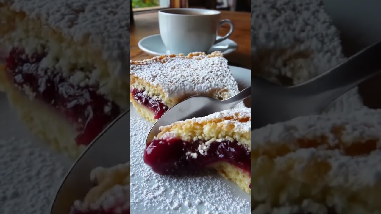 Gâteau à la framboise meringué