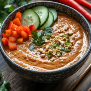 Sauce arachide thaïlandaise 7 Sauce arachide thaïlandaise