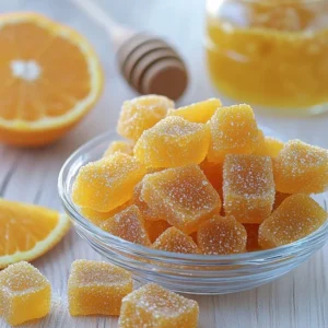 Gummies orange curcuma miel : une collation saine et savoureuse. 7 gummies orange curcuma miel