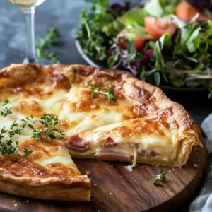 Tarte rapide au jambon et gruyère : un délice facile ! 7 Tarte rapide au jambon et gruyère