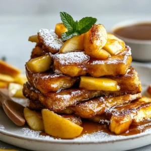 Pain perdu brioché aux pommes caramélisées : un délice ! 7 Pain perdu brioché aux pommes caramélisées
