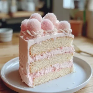 Gâteau Nuage Rose & Litchi – Léger et Délicat à savourer ! 7 Gâteau Nuage Rose & Litchi – Léger et Délicat 🌹🍰
