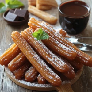 Churros maison avec sauce au chocolat : un délice à savourer ! 7 Churros maison avec sauce au chocolat