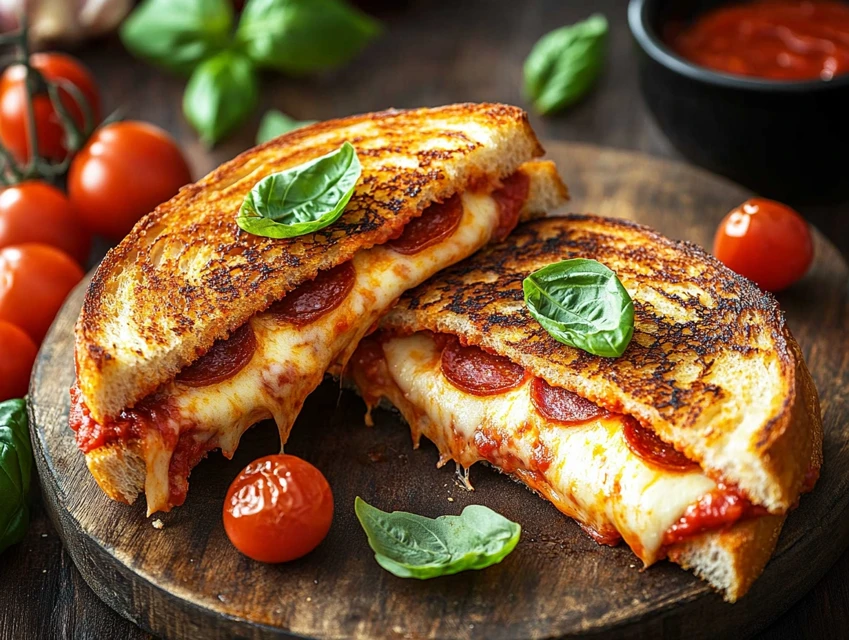 pizza grilled cheese