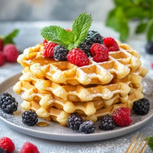 Gaufres croustillantes maison : un délice à préparer ! 7 Gaufres maison croustillantes