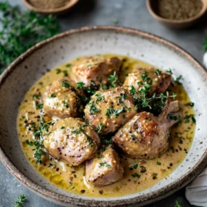 Lapin à la moutarde et à la crème recette facile à réaliser. 7 lapin à la moutarde et à la crème recette