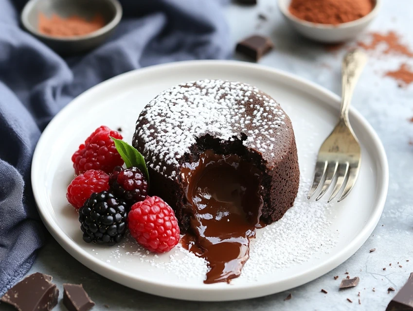 Fondant au chocolat cœur coulant