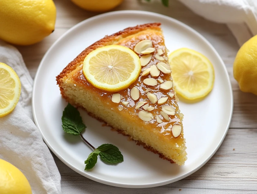 Moelleux au citron et amandes