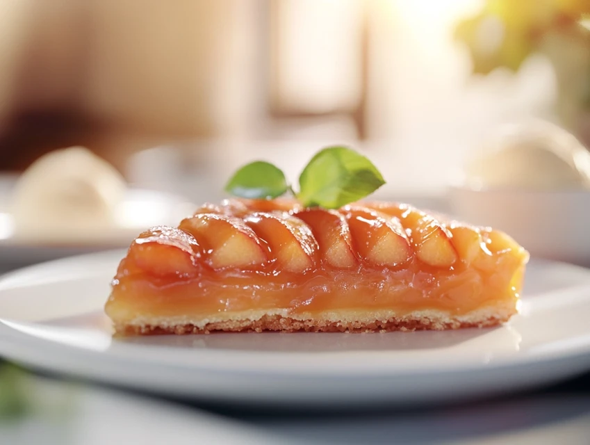 Tarte tatin aux pommes caramélisées et vanille