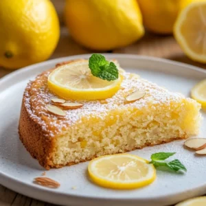 Moelleux citron amandes : un dessert irrésistible ! 7 Moelleux au citron et amandes
