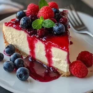 Cheesecake Aérien aux Fruits Rouges : Un délice léger ! 7 Cheesecake Aérien aux Fruits Rouges 🍓🧀