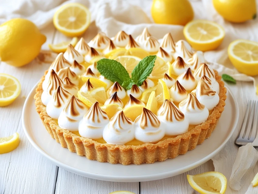Tarte au citron meringuée facile