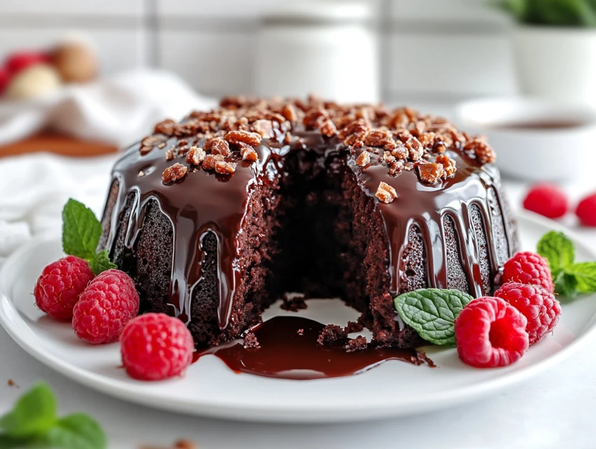 Cake au chocolat praliné fondant