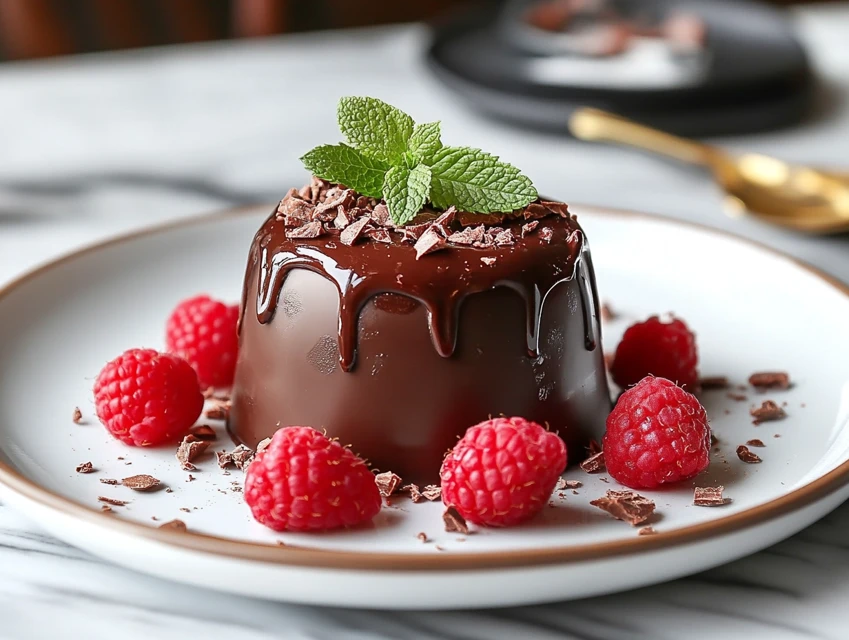 Fondant au chocolat et piment d’Espelette