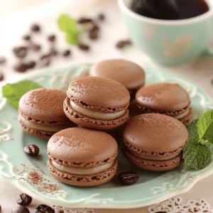 Macarons chocolat et café intense : un délice à savourer ! 7 Macarons chocolat et café intense