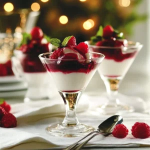 Panna cotta vanille coulis fruits rouges : un délice ! 7 Panna cotta à la vanille et coulis de fruits rouges