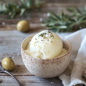 Glace à l'huile d'olive et fleur de sel : un délice à savourer. 7 Glace à l'huile d'olive et fleur de sel