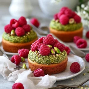 Financiers à la pistache et éclats de framboise : un délice ! 7 Financiers pistache et éclats de framboise