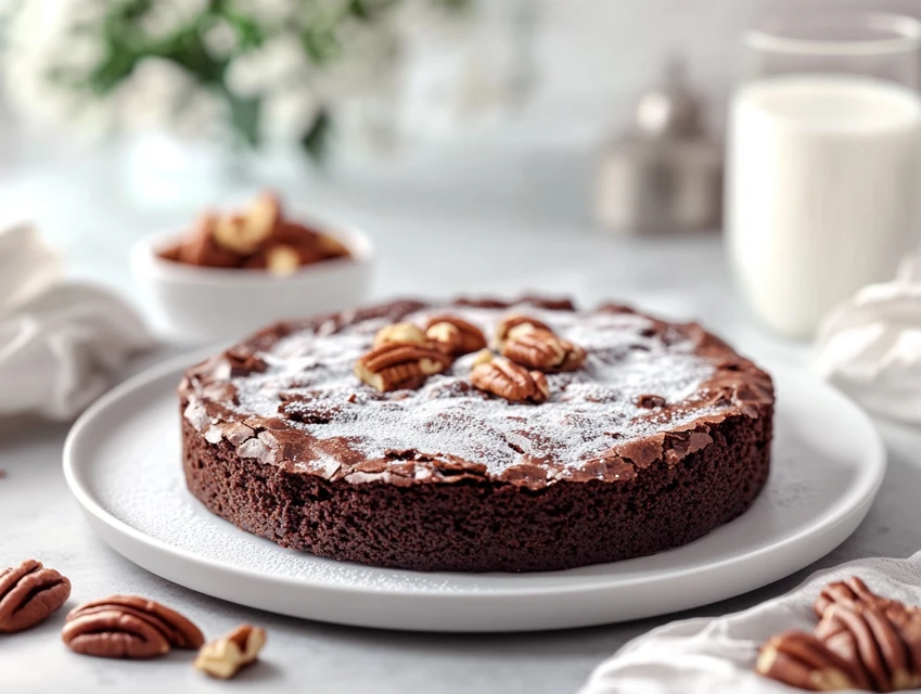 Brownie fondant aux noix de pécan