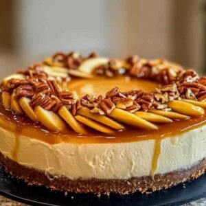 Cheesecake aux Pommes Caramélisées & Dulce de Leche 7 Étapes de préparation du cheesecake aux pommes Honeycrisp caramélisées