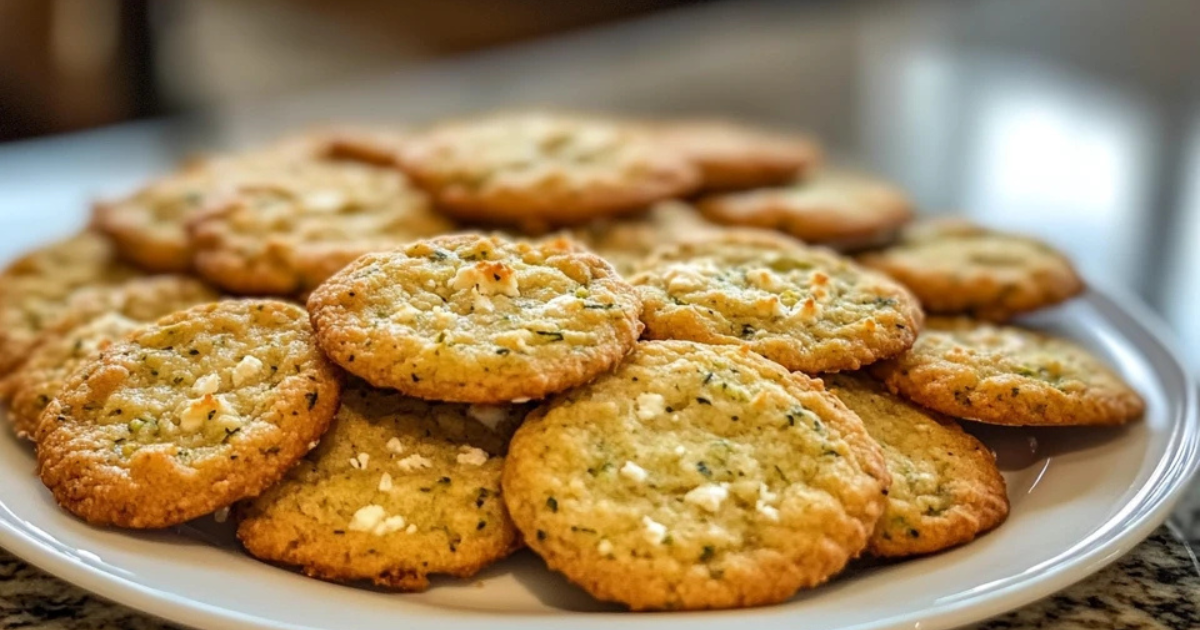 cookies salés courgette chèvre