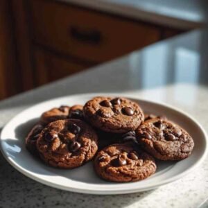 Cookies Brownie Express : La Recette Facile et Irrésistible 7 Préparation de la pâte à cookies brownie avec incorporation des pépites de chocolat
