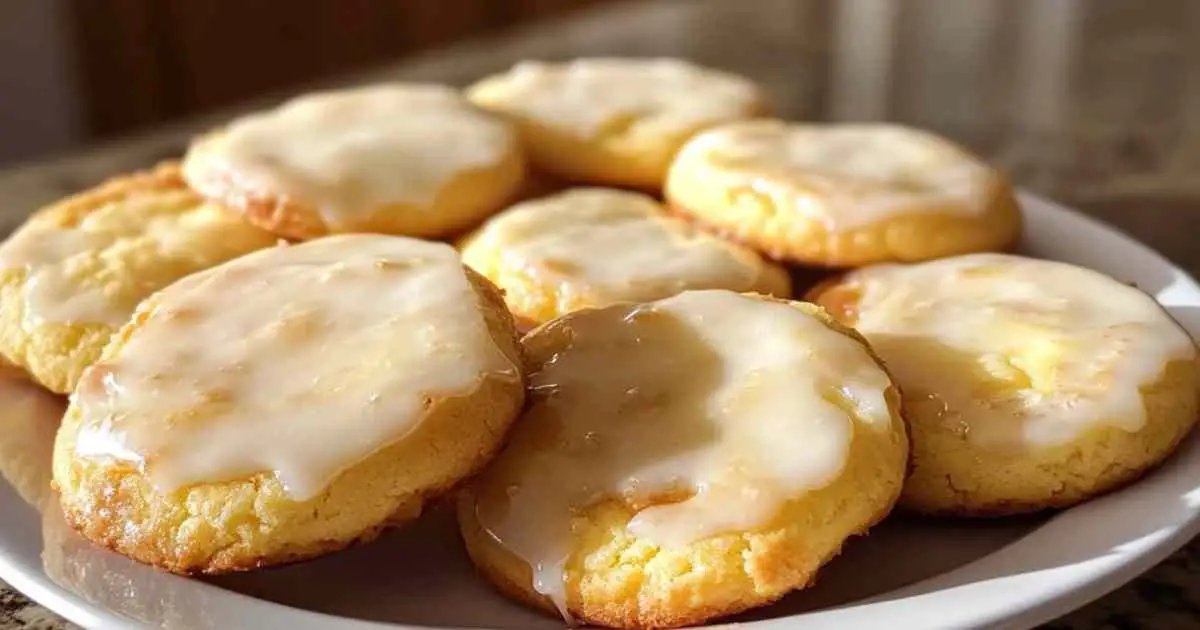 Cookies au gâteau au beurre du Kentucky sur une assiette de service