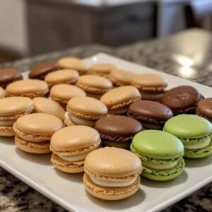 Macarons à l'ancienne : amande, chocolat et citron vert ! 7 Macarons à l'ancienne : 3 saveurs irrésistibles amande, chocolat, citron vert
