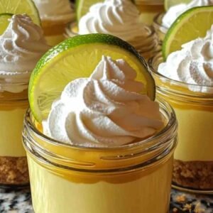 Tarte au Citron Vert en Pot 7 Préparation de la crème au citron vert pour verrine