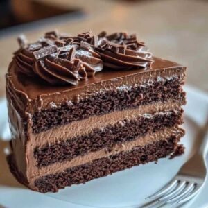 Cake au Chocolat: Recette Facile et Moelleuse des 7 Cuillères 7 Cake au chocolat des 7 cuillères moelleux coupé en tranches