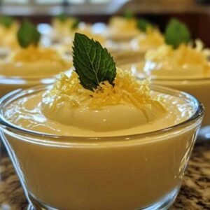 Mousse au citron facile sans cuisson