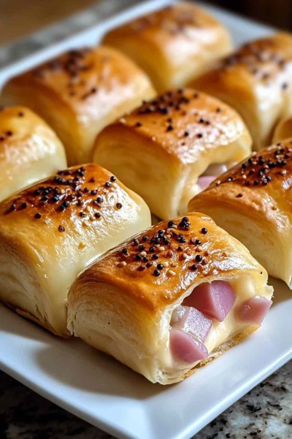 MINI CROQUE-MONSIEUR ROULÉS