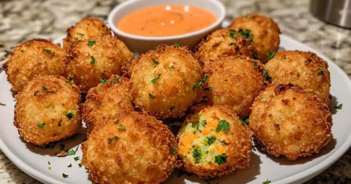 Beignets de légumes croustillants dorés et appétissants