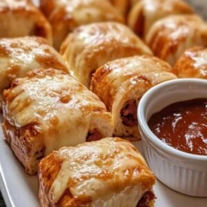 Mini Croques-Monsieur Roulés au Fromage et Chorizo 7 Mini croques-monsieur roulés au fromage et chorizo dorés et croustillants