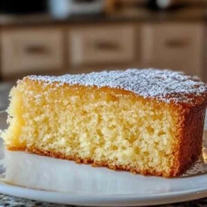 Gâteau Quatre-Quarts à l’Orange 7 Gâteau quatre-quarts à l’orange sur un présentoir