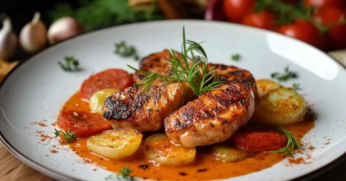 Poulet fondant au chorizo fait maison