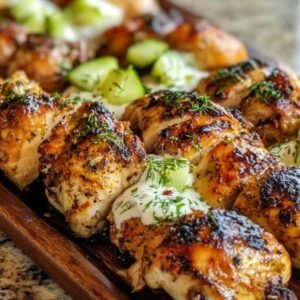 Poulet à la grecque mariné dans les herbes et le citron