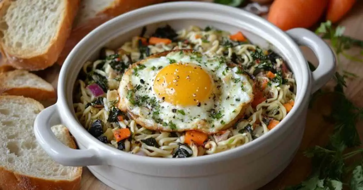 Préparation de la sauce pour ramen sauceux dans une poêle