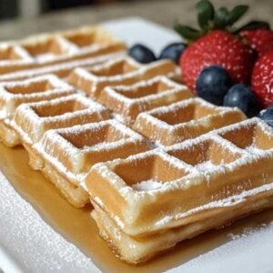 Gaufres Maison : La Recette Simple Pour Les Réussir Parfaitement 7 Préparation de la pâte à gaufres maison dans un grand bol