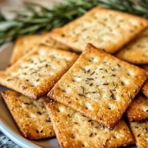 Crackers maison au parmesan et romarin 7 Crackers maison au parmesan et romarin