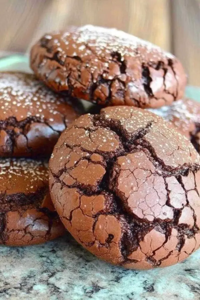 Biscuits à la Meringue au Chocolat 2 Biscuits meringue chocolat servis avec café
