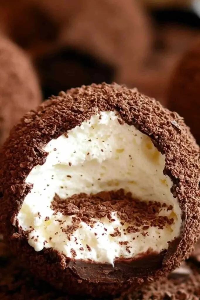 Boule Meringuée au Chocolat 2 Présentation gastronomique des boules meringuées au chocolat