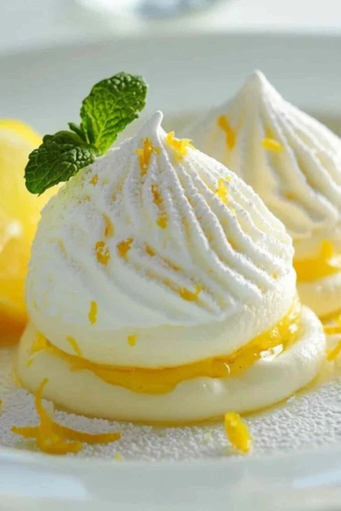 Boule Meringuée Citron Givrée 2 Montage des boules meringuées citron avec chantilly