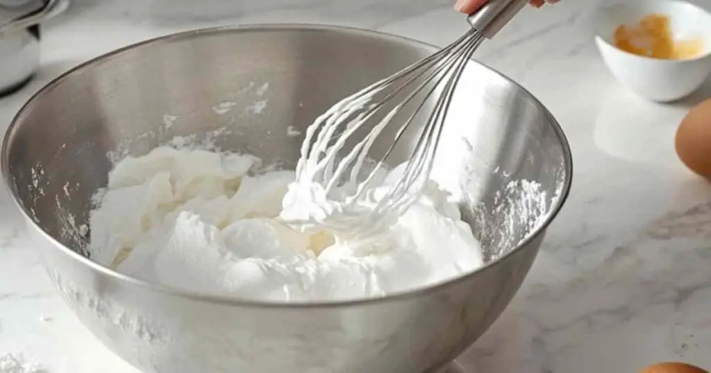 Boule Meringuée Forêt-Noire 1 Étapes de préparation des coques de meringue au cacao