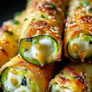 Croustillants aux Courgettes Dorées 3 Préparation de la farce aux courgettes pour croustillants