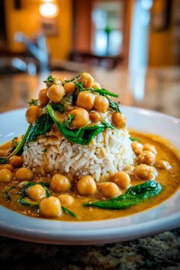 Curry de Pois Chiches Express 2 Ingrédients pour curry de pois chiches rapide
