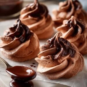 Meringues Chocolatées Craquantes 3 Meringues chocolatées craquantes prêtes à déguster