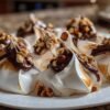 Préparation de la meringue avec incorporation du praliné